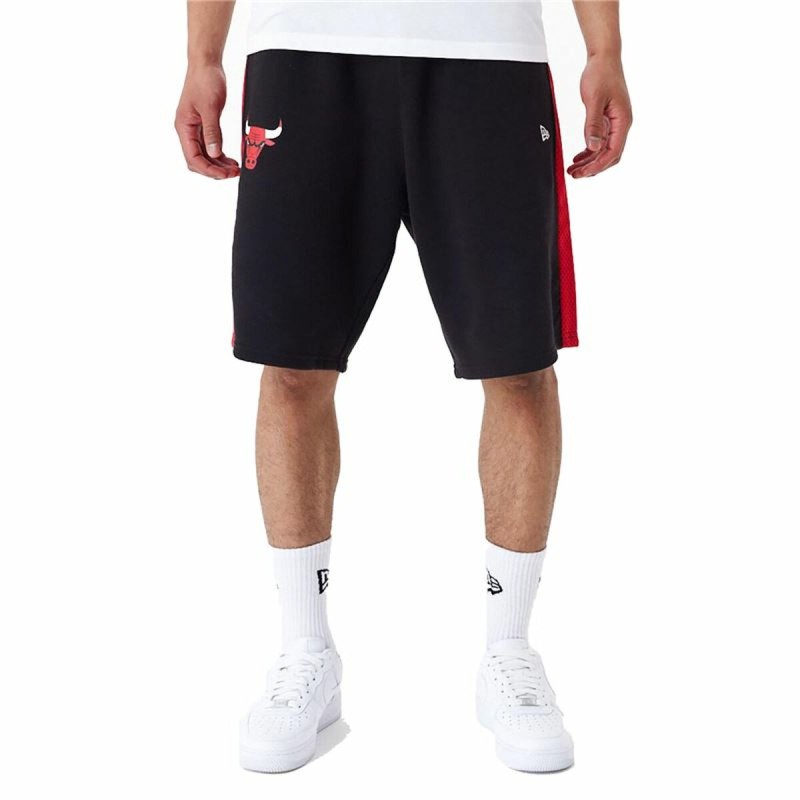 Herren-Sportshorts New Era NBA MESH PANEL OS SHORTS CHIBUL 60435477 Schwarz