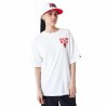 Herren Kurzarm-T-Shirt New Era SCRIPT OS TEE CHIBUL 60435518 Weiß (L)