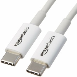 Kabel USB C Amazon Basics Weiß (Restauriert A+)