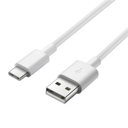 USB 2.0 A zu USB-C-Kabel PremiumCord Weiß Weiß/Schwarz (Restauriert A)