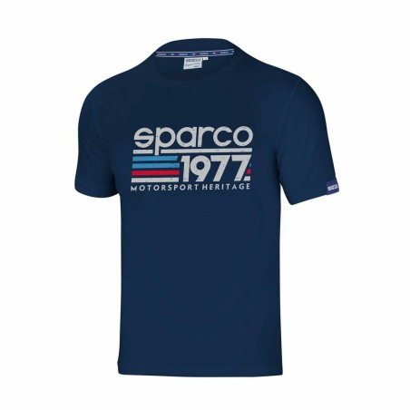 Kurzarm-T-Shirt Sparco S01329BM4XL Marineblau