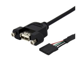 USB-Kabel Startech USBPNLAFHD3 Schwarz 90 cm