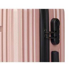 Koffer für die Kabine Rosa 38 x 57 x 23 cm Streifen