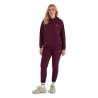 Damen Sweater mit Kapuze Ellesse Semprevisa grün Aubergine