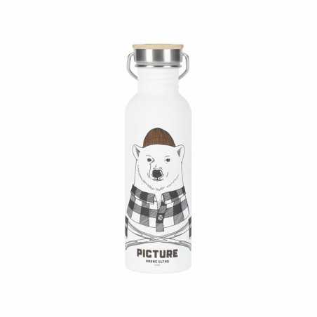 Wasserflasche Picture Hampton 750 ml Weiß Holz