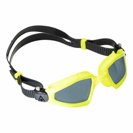 Erwachsenen-Schwimmbrille Aqua Sphere Kayenne Pro Dark Gelb Schwarz Einheitsgröße