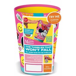 Trinkglas Minnie Mouse Flower Power 470 ml Kunststoff