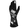 Karting Handschuhe OMP OMPIB0-0777-A01-076-XS Weiß Schwarz XS