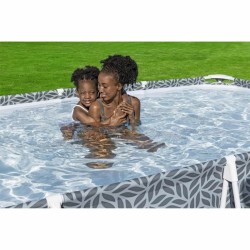 Aufblasbarer Pool Bestway Steel Pro Blau Grau