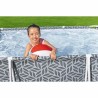 Aufblasbarer Pool Bestway Steel Pro Blau Grau