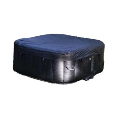 Aufblasbares Spa Sunspa karriert Schwarz 6 menschen (185 x 185 x 65 cm)