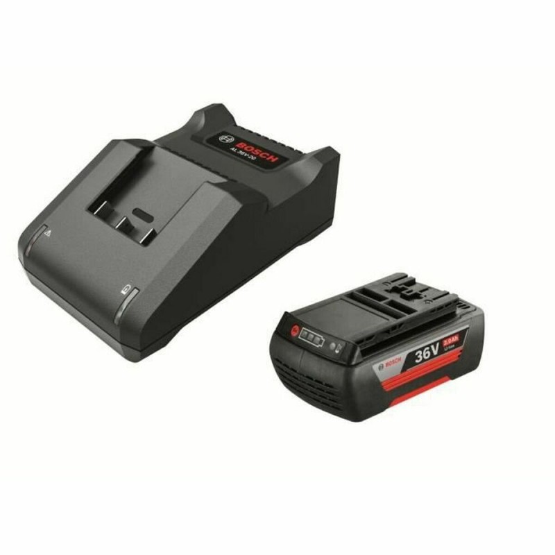 Ladegerät und wiederaufladbarer Batteriesatz BOSCH Starter Set Litio Ion 2 Ah 36 V