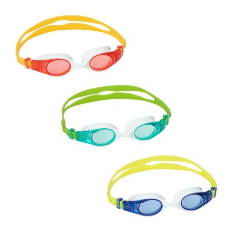 Bestway Schwimmbrille Junior Silikonband Farbüberraschung Antibeschlag +7 Jahre Strand und Pool 21049