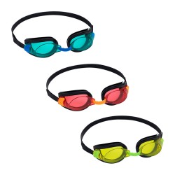 Bestway Kinder Schwimmbrille Silikonband Sortierte Farbe +3 Jahre Strand und Pool 21080