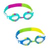 Bestway Schwimmbrille Set 3 Stk. Silikonband Sortierte Farbe +7 Jahre Strand und Pool 21096