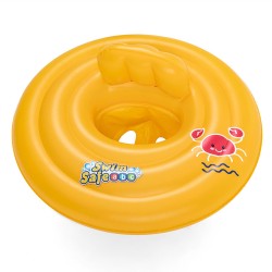 Bestway Aufblasbarer Schwimmer 3 Ringe Sitz Baby 76x76 cm 1 bis 2 Jahre Garten, Pool, Strand 32050