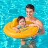 Bestway Aufblasbarer Schwimmer 3 Ringe Sitz Baby 76x76 cm 1 bis 2 Jahre Garten, Pool, Strand 32050