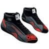 Rennstiefel OMP SPORT Schwarz/Rot 41