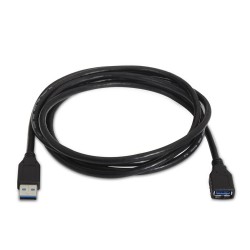 USB-Kabel Aisens A105-0041 Schwarz 1 m (1 Stück)