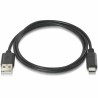 USB A zu USB-C-Kabel Aisens A107-0050 Schwarz 50 cm (1 Stück)