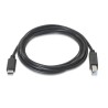 USB-C zu USB-B-Kabel Aisens A107-0053 1 m Schwarz (1 Stück)