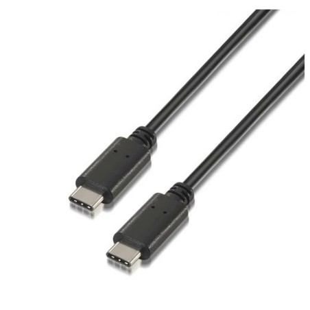 USB-C-Kabel Aisens A107-0055 Schwarz 50 cm (1 Stück)