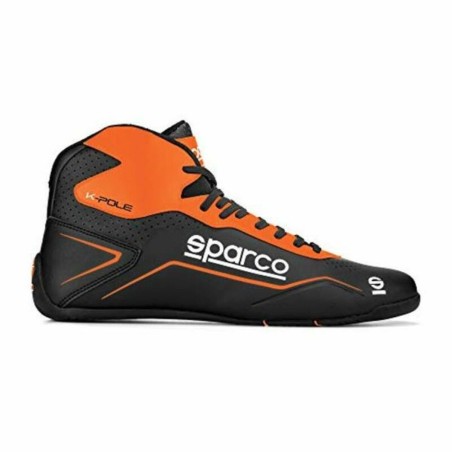 Rennstiefel Sparco K-POLE Orange/Schwarz Größe 42 Schwarz